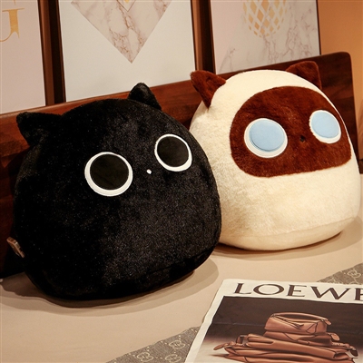 Soft and Cute Healing Power: Cat Plush, Ɔyɔnko a Ɛyɛ Dwo a Wɔde Ahintaw Wɔ As...