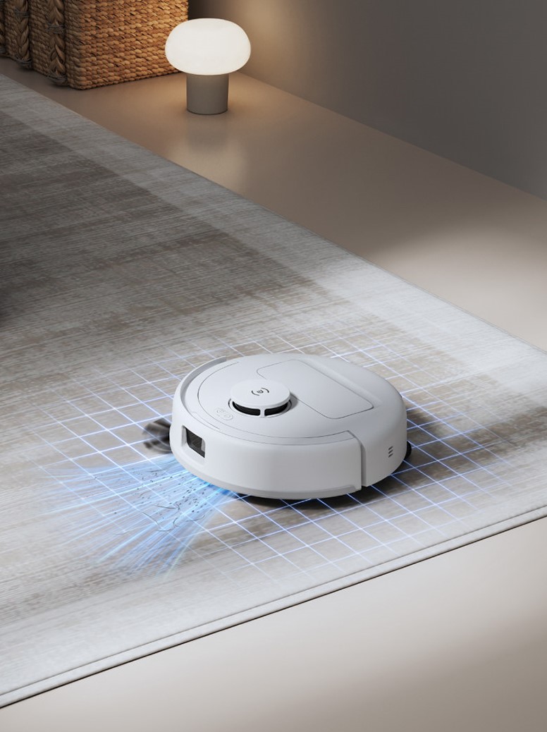 Robot Vacuum Cleaner a Wɔde Tew Nneɛma Ho